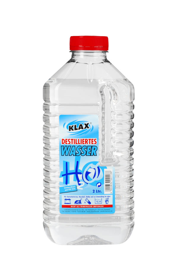 KLAX Destilliertes Wasser 2.000ml PET